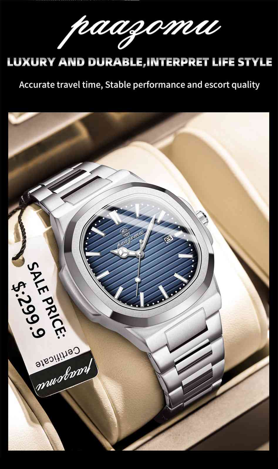 💎 POEDAGAR HOMENAJE Patek Philippe – Poder y precisión en tu muñeca