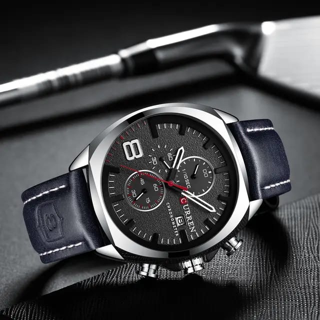 Curren Leather Chronograph