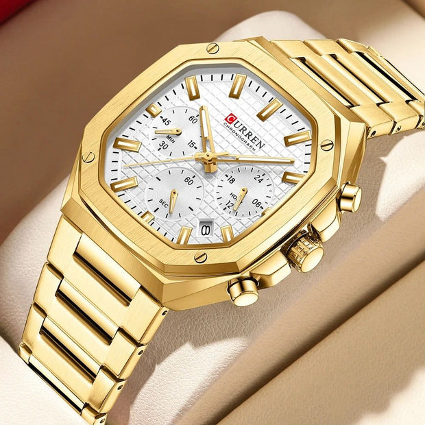 Curren Chronograph – Estilo, Lujo y Precisión
