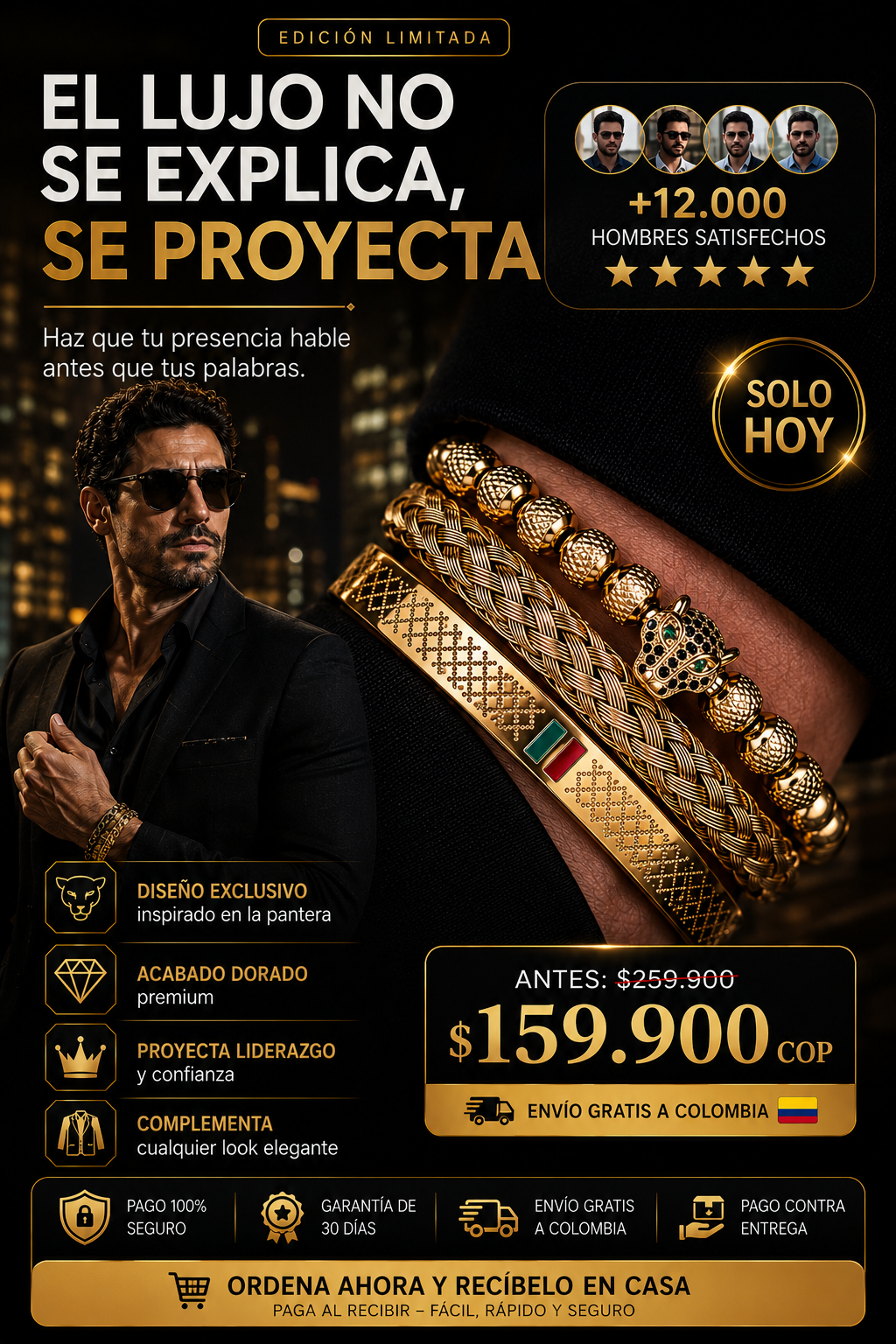 ORUSS Golden Panther™ – Set de Lujo Masculino