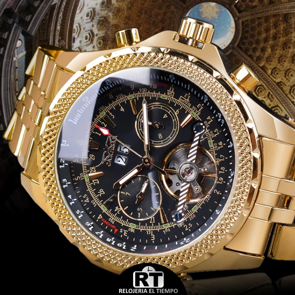 Reloj jaragar dorado - relojconestilo